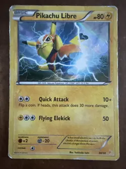 Pokemon 2016 Pikachu Libre 30/30 Holo - Image 1