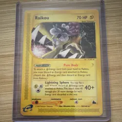 Pokemon TCG Raikou Skyridge Rare 28/144 Basic 70 HP English Regular - Image 1