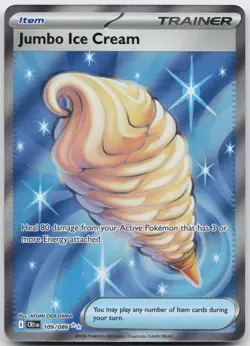 Jumbo Ice Cream 109/086 Ultra Rare Chaos Rising Pokemon Holo Near Mint - Image 1