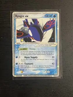 Kyogre ex Nintendo Promos 037 Holofoil Heavily Played - Image 1