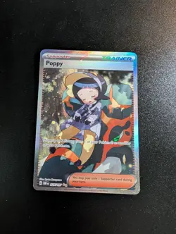 Poppy 227/197 Special Illustration Rare Obsidian Flames Pokemon Holo Near Mint - Image 1