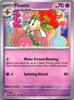 Floette 087/167 Common Twilight Masquerade Pokemon Near Mint - Image 1
