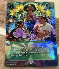 Disney Lorcana Wilds Unknown The Family Scattered Enchanted 231/204 - Image 1