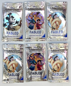 🔥Disney Lorcana Fabled Factory Sealed Booster Packs 🔥 Lot of 6 New - READ - Image 1