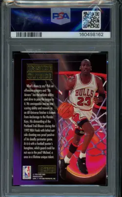 1993-94 Fleer Ultra - Inside Outside Michael Jordan #4 - Image 2
