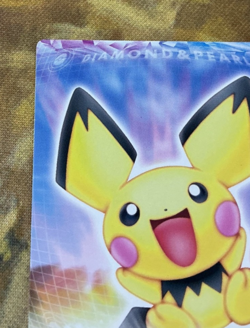 Pichu Pokemon Carddass Zukan Card Vintage Anime Game TCG Japanese #2828 - Image 3