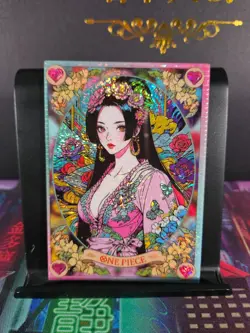 Boa Hancock PWR Rare Holo Card One Piece Grand Line Volume 2 Thick NM Anime - Image 1