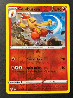 Combusken 023/189 Reverse Holo Darkness Ablaze Pokemon Card - Near Mint - Image 1