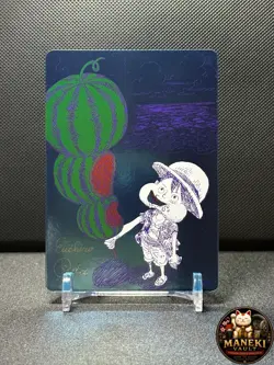 ONE PIECE METAKIRA LUFFY CARD RARE JAPAN SIGN SUMMER COMIC FAIR NATSU COMI 2026 - Image 1