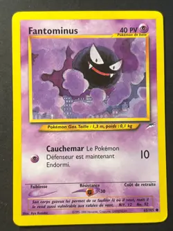 Gastly 65/105 French Neo Destiny Pokemon Card B LP - Image 1