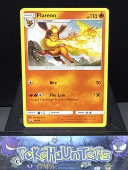 Pokemon Card Flareon SM186 Black Star Promo Non Holo Light Play - Image 1