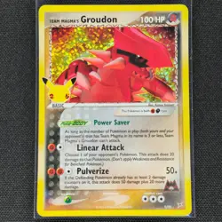 Team Magma's Groudon - 9/95 - Ultra Rare - Celebrations - Pokemon Card - NM/M - Image 1
