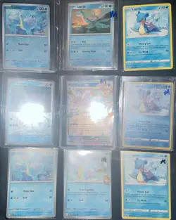 Lapras 9x Pokemon Card Lot - ex + Reverse Holo + Regular - NM/M - Image 4