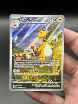 Pokemon TCG Ampharos 090/086 Illustration Rare Chaos Rising Near Mint - Image 1