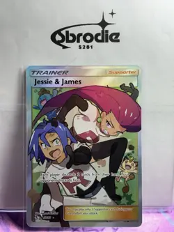 The Pokemon Company Jessie & James 68/68 Hidden Fates UR Full Art Holo Eng - Image 1
