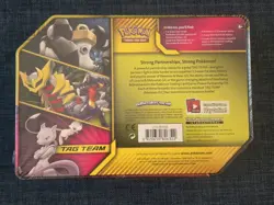 Pokemon Unified Minds Tag Team Power Partnership Tin Mewtwo & Mew GX 2019 SEALED - Image 2