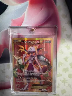 2015 Pokemon XY BREAKthrough Mewtwo EX 164/162 Full Art Secret Rare - Image 1