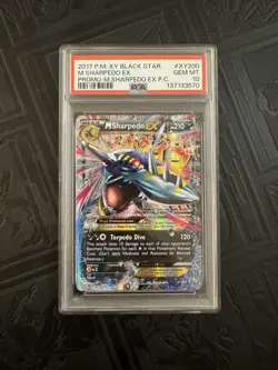 M Sharpedo Ex #XY200 2017 Pokemon Holo Black Star Promo PSA 10 - Image 1