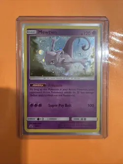 Pokemon TCG Mewtwo SM77 Black Star Promo Holo Rare Near Mint - Image 3