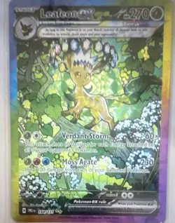Pokemon Co. Leafeon ex 144/131 Prismatic Evolutions Full Art Holo SIR EN - Image 1
