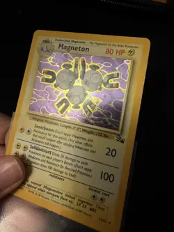 The Pokemon Company Magneton 11/62 Fossil Holo Rare Unlimited English HP80 - Image 3