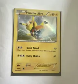Pokemon TCG Pikachu Libre 30/30 XY Trainer Kit Holo English 80 HP - Image 1