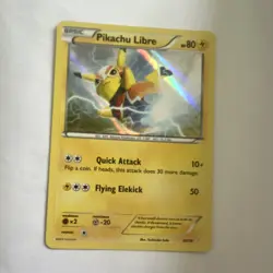 Pokemon TCG Pikachu Libre 30/30 XY Trainer Kit Holo English 80 HP - Image 2
