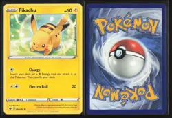 Pikachu 065/202 Common Sword & Shield Pokemon Near Mint - Image 3