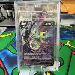 TAG 9 Celebi V, 2021 Pokemon Sword and Shield, Fusion Strike 245 - Image 3