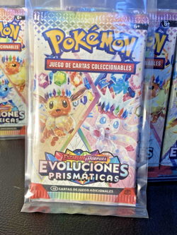 1x ~ESP~ SPANISH Prismatic Evolutions Pokemon Booster Factory Sealed Unweighed - Image 3