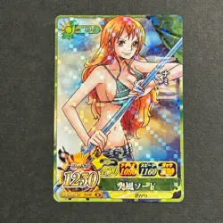 M1191 Nami R Holo Japanese One Piece Berry Match Carddass Card - Image 1
