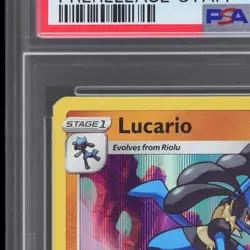 2023 Pokemon Sword And Shield Black Star Promo Brilliant Stars Lucario PSA 9 - Image 4