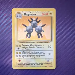 Wizards of the Coast Magneton Base Set 9/102 Holo Rare Unlimited English HP60 - Image 1