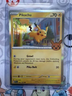 Pikachu 062/193 - Holo - Promo Trick Or Trade Halloween BOOster Pokemon Card - Image 1