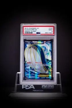 2015 Pokemon XY Primal Clash # 147 Full Art Wailord EX PSA 9 - Image 2