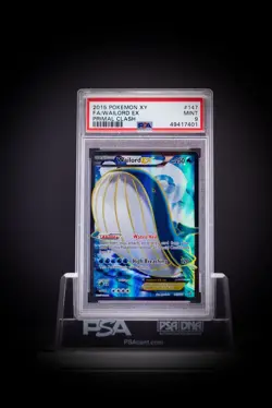 2015 Pokemon XY Primal Clash # 147 Full Art Wailord EX PSA 9 - Image 3