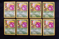 Pokemon Koffing 58/82 Team Rocket WOTC Vintage Card Lot x8 Unlimited - Image 1