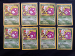 Pokemon Koffing 58/82 Team Rocket WOTC Vintage Card Lot x8 Unlimited - Image 2