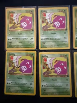 Pokemon Koffing 58/82 Team Rocket WOTC Vintage Card Lot x8 Unlimited - Image 3