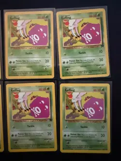 Pokemon Koffing 58/82 Team Rocket WOTC Vintage Card Lot x8 Unlimited - Image 4