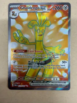 Pokemon - Gholdengo ex - 231/182 - SV04: Paradox Rift - Holo - Ultra Rare LP - Image 1