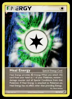 Heal Energy 94/107 Uncommon Deoxys Pokemon Lightly Played - Image 1
