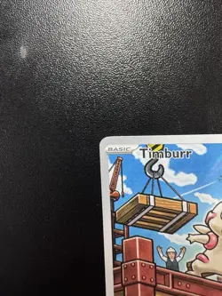 Pokemon TCG Timburr - 125/086 SV: Black Bolt Illustration Rare - Image 3
