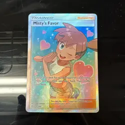Pokemon TCG Misty's Favor 235/236 SM-Unified Minds Full Art Secret Rare LP - Image 1