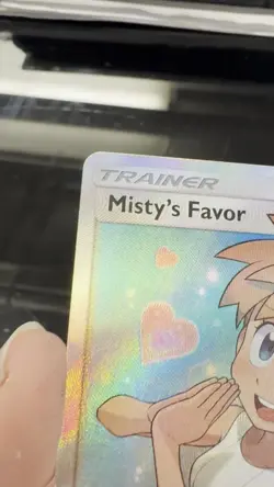 Pokemon TCG Misty's Favor 235/236 SM-Unified Minds Full Art Secret Rare LP - Image 2