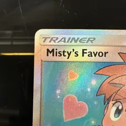 Pokemon TCG Misty's Favor 235/236 SM-Unified Minds Full Art Secret Rare LP - Image 3