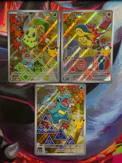 Pokemon TCG: Set of 3 First Partner Illustration Collection Series 2 - Image 1