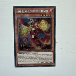 Yu-Gi-Oh ROTA-EN098 Fire King Courtier Ulcanix 1st Edition - Image 1