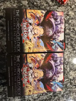 Yugioh The Chronicles Deck: The Fallen & The Virtuous All-Foil 2-Deck Set - Image 1