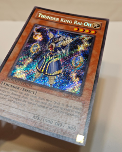 Thunder King Rai-Oh YG02-EN001 Secret Rare Limited Edition Yugioh 2004 - Image 2